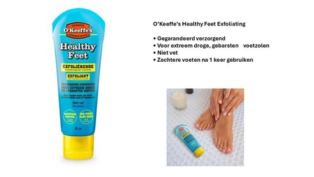 O&rsquo;Keeffe&rsquo;s Healthy Feet Exfoliating www.lamers-turnsport.com