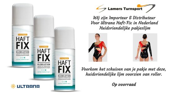 Ultrana-Fix pakjeslijm importeur voor Nederland www.lamers-turnsport.com