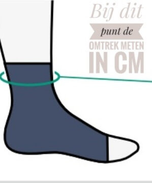 Zo moet de maat opgemeten worden voor de Bandage www.lamers-turnsport.com