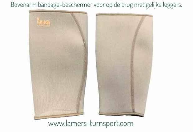 Bovenarm bandage-beschermer voor op de brug gelijke leggers www.lamers-turnsport.com