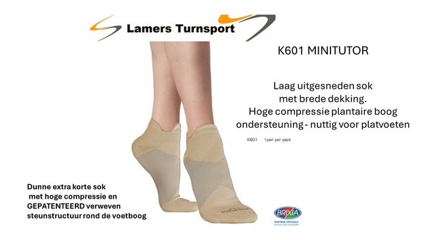 K601 MINITUTOR tegen platvoeten www.lamers-turnsport.com